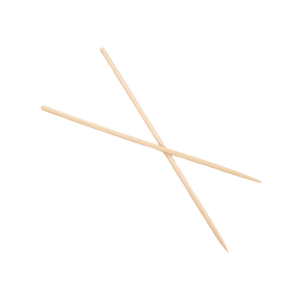 Camping Wooden Color Bamboo BBQ Skewers – 20cm Barbecue Shish Kabob Sticks for Fruit, Meat, Party & More (Pack of Skewers) - Goyaldeal.com