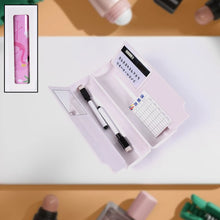 8 in 1 Compass Box, Geometry Box 2 Compartment, Pencil Box with 1 Calculator, 1 Mirror, 2 in 1 Marker Pen - Goyaldeal.com