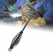 Welding Slag Removal Hammer with Coil Spring Handle | Heavy Duty Chipping Tool for Slag & Spatter Cleaning (1 Pc) - Goyaldeal.com