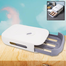 Egg Storage Box Plastic Egg Drawer Fridge Egg Organizer Egg Keeper Refrigerator Egg Drawer Plastic Egg Carton Covered Egg Holder Pantry Egg Bin Household Egg Tray (1 Pc) - Goyaldeal.com