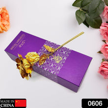 Luxury Decorative Gold Plated Artificial Golden Rose with Premium Box - Goyaldeal.com