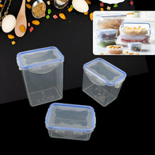 Kitchen Storage Container Set with Food Grade Plastic and Air Seal Lock Lid for Storage of Grocery, Spices, Dry fruits Use For Home, Office, Restaurant, Canteens (3 Piece Set) - Goyaldeal.com