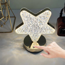 Star Crystal Diamond Touch Lamp – USB Rechargeable, 3-Way Dimmable - Goyaldeal.com