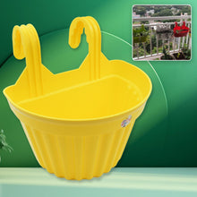 Multicolor Hanging Plastic Planters Orchid Relling , For Plantation, Planters for Balcony and Home Gardening, Indoor, Outdoor (1 Pc ) - Goyaldeal.com
