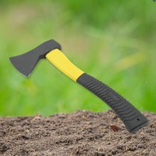 Gardening Tools Hatchet Axe Fiberglass Body Rubberized Handle Wood Cutting Axe, Camping Axe, Safety Axe, Pick Axe (972 Gm) - Goyaldeal.com