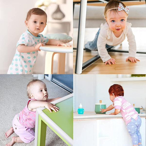 Corner Edge Protector – Soft Rubber Safety Bumper Guard for Baby Proofing Furniture, Table, & Bed (2 Mtr) - Goyaldeal.com
