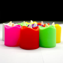 Festive Lighting for Any Occasion: 24 Pack LED Tealight Candles (Multicolor) - Goyaldeal.com