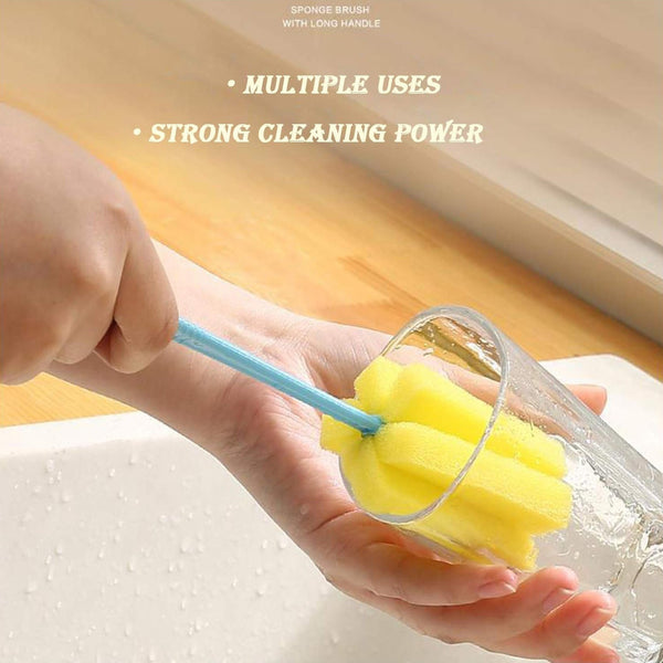 Sponge Head Household Kitchen Cleaning Tool (20Cm) - Goyaldeal.com