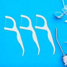 2 In 1 Tooth Picks Flosses, Portable Toothpicks, Resealable Oral Care Dental Flosser, Easy Storage Dental Pick for Fresh Breath and Healthy (300 Pcs Set) - Goyaldeal.com