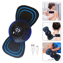 Portable USB Neck Massager Electric Neck Massager,  Enhancer Mini Cervical Massager EMS Lymphatic Drainage Massage with Cable - Goyaldeal.com