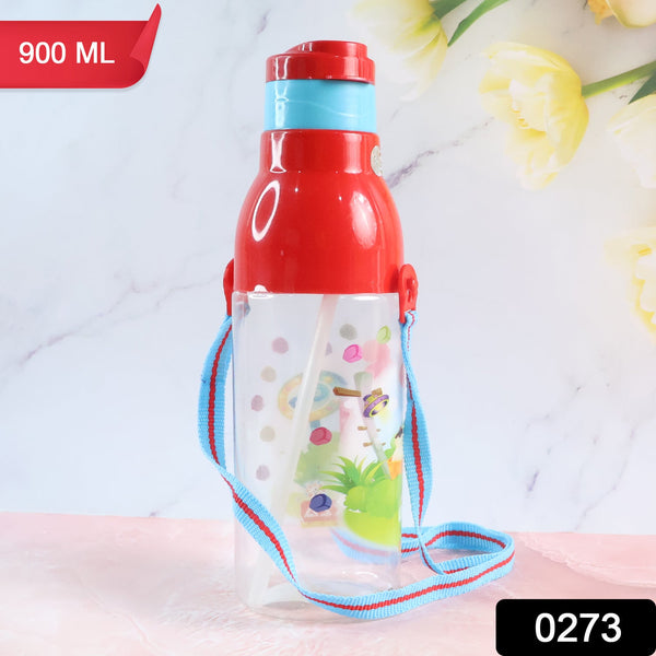 900ml Insulated Water Bottle with Dori & Straw: Leakproof, BPA-Free, Sports Bottle - Goyaldeal.com