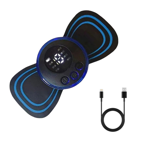 Portable USB Neck Massager Electric Neck Massager,  Enhancer Mini Cervical Massager EMS Lymphatic Drainage Massage with Cable - Goyaldeal.com