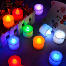 Multicolor LED Tealights Candles (24 Pack): Festive Decorations - Goyaldeal.com
