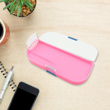 Multipurpose Cartoon Pencil Box – 2-Compartment Compass Box for Kids (Mix Color 1 Pc) - Goyaldeal.com