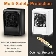 Room Heater 220V Brown Box Heater with Plug for Office & Bedroom Use