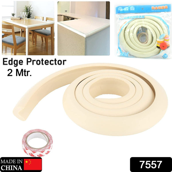 Corner Edge Protector – Soft Rubber Safety Bumper Guard for Baby Proofing Furniture, Table, & Bed (2 Mtr) - Goyaldeal.com
