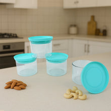 Airtight Container Jar 4 Pc Set With Stylish Tray for Kitchen Unbreakable Jar Set for Multipurpose Storage ( Mukhwas Dani ) - Goyaldeal.com