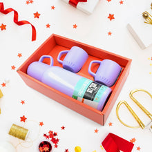 Vacuum Flask Set – Stainless Steel Thermos with 3 Cups, Approx 500ml - Goyaldeal.com