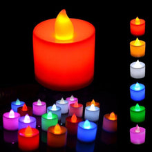 Multicolor LED Tealights Candles (24 Pack): Festive Decorations - Goyaldeal.com