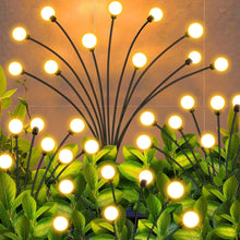 Solar Firefly Lights for Garden Decor (2 Pc, 12 LED Warm) - Goyaldeal.com