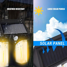 Outdoor Solar Wall Lamp Outdoor Waterproof High Quality Lamp Induction Garden Lamp Garden Villa Night Lamp Double Lamp Light (1 Pc) - Goyaldeal.com