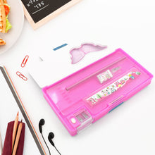 Printed Pencil Case for Kids (1 Pc): Multi-Compartment, Compass Box - Goyaldeal.com