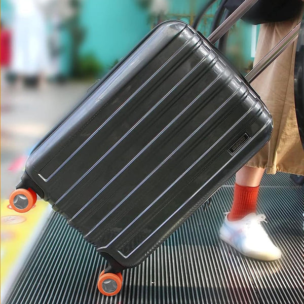 Silicone Suitcase Wheel Covers – Noise Reduction & Protection (4 Pc Set) - Goyaldeal.com