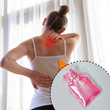 Simple Pink small Hot Water Bag with Cover for Pain Relief, Neck, Shoulder Pain and Hand, Feet Warmer, Menstrual Cramps. - Goyaldeal.com