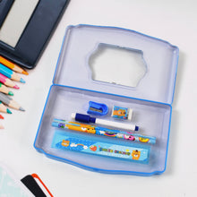 Cartoon Metal Compass Box for Kids with Stationery (6 Pc Set) - Goyaldeal.com