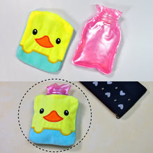 Yellow Duck design small Hot Water Bag with Cover for Pain Relief - Goyaldeal.com