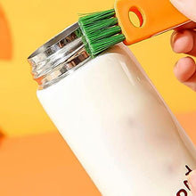3-in-1 Multifunctional Cleaning Brush Set – Mini Bottle, Cup & Lid Cleaner (1 Pc) - Goyaldeal.com