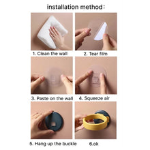 Wall Mount Hair Dryer Holder with Suction Cup, Plastic Wall Bracket for Bathroom, Beauty Salon / Home Use Self Adhesive Hair Dryer Stand Rack (1 Pc) - Goyaldeal.com