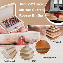12 / 15pcs Milling Cutter Router Bit Set - Goyaldeal.com