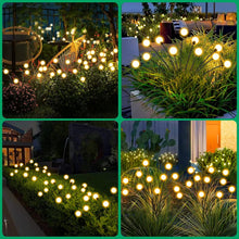 Solar Firefly Lights for Garden Decor (2 Pc, 12 LED Warm) - Goyaldeal.com