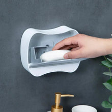 Soap Holder Travel Business Travel Hotel Portable Wall-mounted Soap Box Bathroom Toilet Punch-free Flip-type Drain Soap Box, Waterproof Space Saving (1 Pc) - Goyaldeal.com