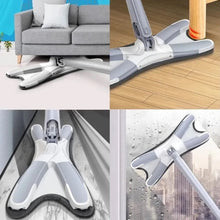 Adjustable 360° Flat Hand Mop: Floors, Walls, Ceilings (Easy Squeeze) - Goyaldeal.com