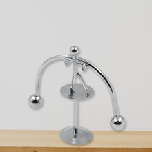 Mini Steel Balance Toy (1 Pc): Desk Decor, Perpetual Motion, Physics Toy - Goyaldeal.com
