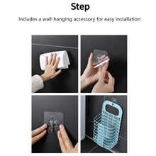 Wall Hanging Laundry Basket Clothes Hanger Dirty Hamper Clothes Storage Hook Clothes Rails for Laundry Washing Machine Bathroom Kids Dirty Clothes Storage Hanger (1 Pc) - Goyaldeal.com