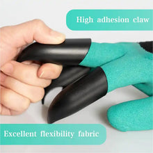 Heavy Duty Garden Gloves with Claws (Washable): 1 Pair (Mix Color) - Goyaldeal.com