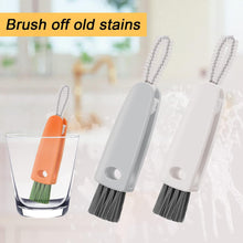 3-in-1 Multifunctional Cleaning Brush Set – Mini Bottle, Cup & Lid Cleaner (1 Pc) - Goyaldeal.com