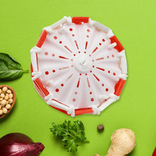 Folding Fruit Basket with Hanging Stand – Lotus Shape Tray for Fruits & Vegetables (1 Pc) - Goyaldeal.com