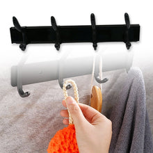 Extra Long 4-Hook Wall Coat Hanger with Eco Adhesive - Goyaldeal.com