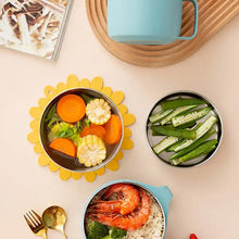 Vacuum Food Flask, Insulation Large Capacity Double Layer Structure Non Slip Labor Saving and Safe Stainless Steel Inner Tank Lunch Box/  Noodle Bowl for Camping Picnic for School Office Outdoor (1 Pc) - Goyaldeal.com