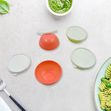 Multipurpose Small Round Plastic Bowl / Katori With Lid, Microwave Safe Reusable Lightweight Bowl, Dishwasher Safe Chutney Bowl (4 Pcs Set) - Goyaldeal.com