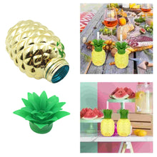 Plastic Pineapple Cups with Straw (1 Pc) - Party Favors, Hawaiian, Beach - Goyaldeal.com
