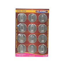 Self-Adhesive Wall Hooks (12 Pcs): Steel, Multipurpose for Home - Goyaldeal.com