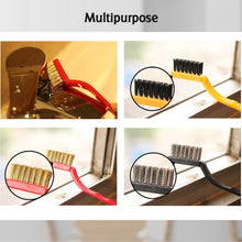 3-Piece Mini Wire Brush Set: Tackle Tough Cleaning Jobs (Multi-Material) - Goyaldeal.com