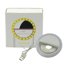 Selfie Flash Ring Light with 3 Level of Brightness,Selfie Ring Light used for applying bright shade over face during taking selfies and making videos for Photography Video Calling for Smart Phones Tablet (1 Pc) - Goyaldeal.com