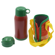 Premium Stainless Steel Insulated Sipper Bottle Print Water FlaskCartoon Vacuum Hot Cold For Kids / Travelling Water Bottle for Kids with  up Straw,  Double Wall Thermos with Straw & Bottle Zippe Cover For office/Gym/School (550 ML) - Goyaldeal.com