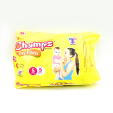 Travel-Friendly Diapers: Champs Small Diaper Pants (5 Pack) - Leakproof - Goyaldeal.com
